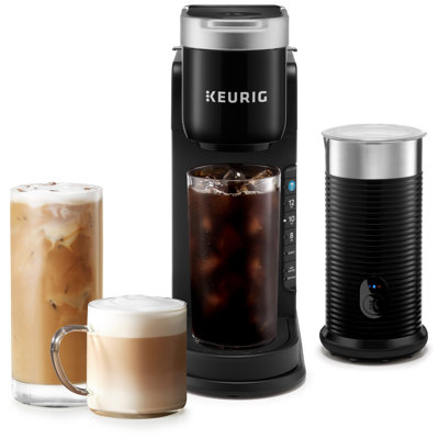 Keurig K-Caf Barista Bar Single Serve Coffee Maker and Frother - Black
