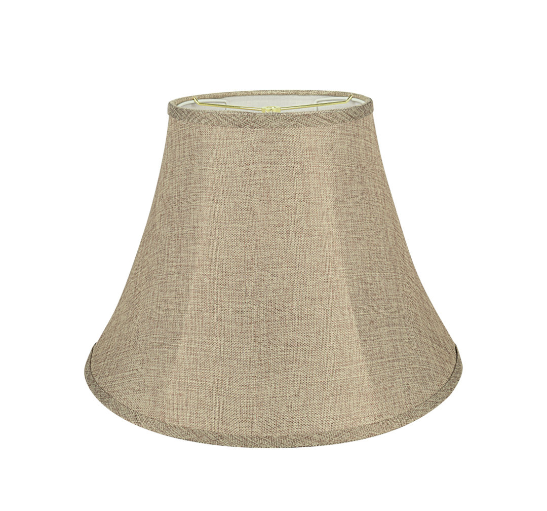 13'' H Linen Bell Lamp Shade Red Barrel Studio®