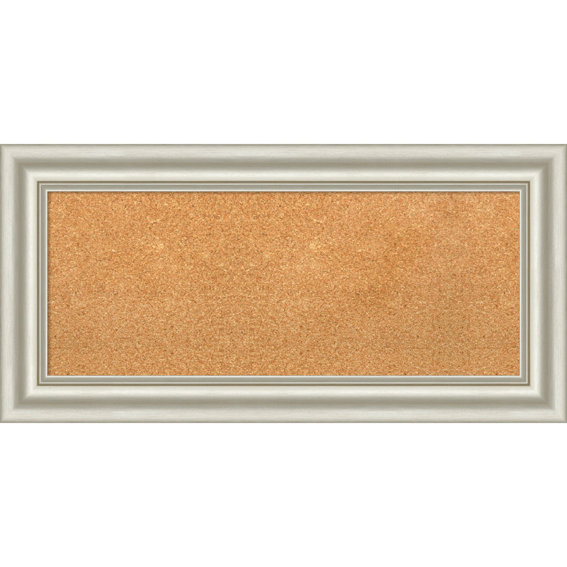 Tableau blanc Sophia, tableau blanc en liège, tableau d'organisation, tableau d'affichage, H 18 po x l 36 po, Naturel