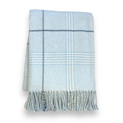 Windowpane Plaid Throw