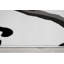 Tapis abstrait noir / argent Linnea-32557511