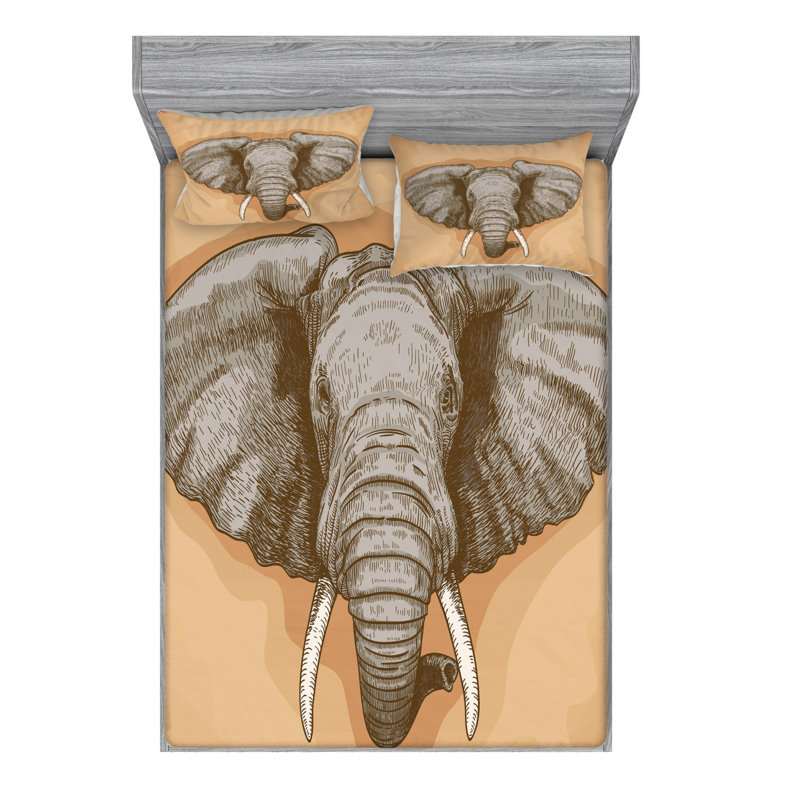 Microfiber Sheet Set, Queen Sheet Set + Fitted Sheet + 2 Pillowcases