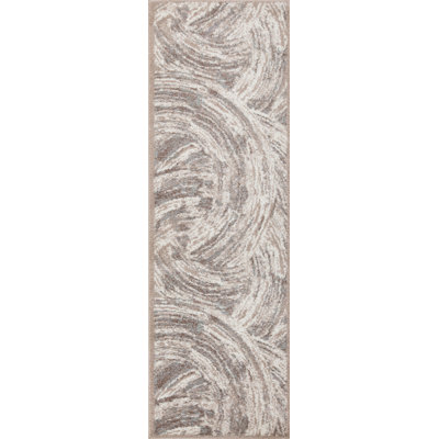 Artemis Collection Multi Color Abstract Swirl Design Area Rug