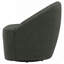 Fauteuil d'appoint pivotant vert Hunter-1619122410