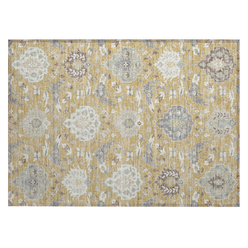  Machine Washable Indoor/Outdoor Chantille ACN1026 Rug, Rectangle 1'8" x 2'6"