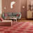 Red Hand Knotted Afghan Wool Transitional All Over Handmade 10' x 14' Area Rug