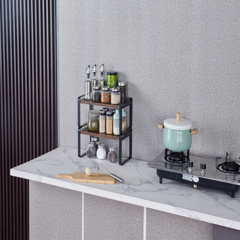 Étagères de rangement à 2 niveaux, étagère réglable, étagère de rangement pour la maison, entrepôt de cuisine du sous-sol