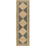 Erin Gates by Momeni Orchard Court Blue Hand Woven Wool and Jute Area Rug 5' X 8'