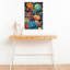 Vibrant Succulent Garden Abstract Cactus Succulent Nature Landscape Wall Art Print-1323706624-1323706627