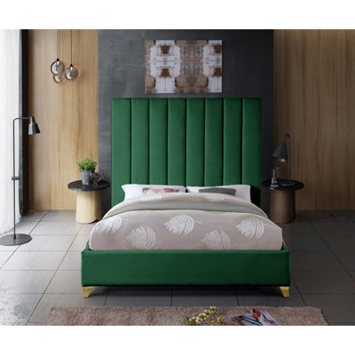 Lit plateforme tapissier Sibert
