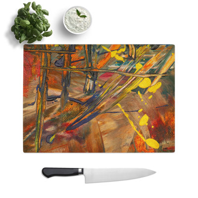 Tempered Glass Art Painting Vol.242 Chopping Board