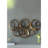 Gold Leaf Wall Feature Element, 38.5X22x4.2", Living Room Office Bedroom Adornment, Robust Metal Structure, Convenient To Install, 100% Iron 38.5X22x4.2" Ornamentation Piece, Decor, Build, Simple