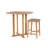 Knightly Square Teak Solid Wood Outdoor Bar Table Yes , 42 " W 42 " D