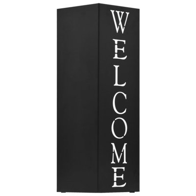 Umbrella Stand Welcome Steel