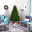 7' H Lighted Artificial Fir Christmas Tree