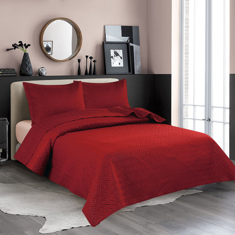 Polyester Comforter, Queen Comforter + 2 Pillow Cases, White