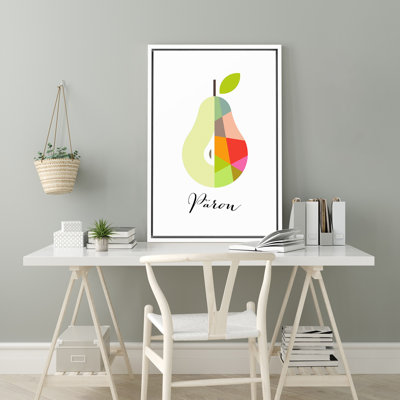 Abstract Colorful Pear Canvas Prints Home Artwork Decor for Living Room,Bedroom X23