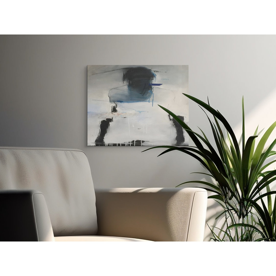 Abstract Moody Figure Canvas Print