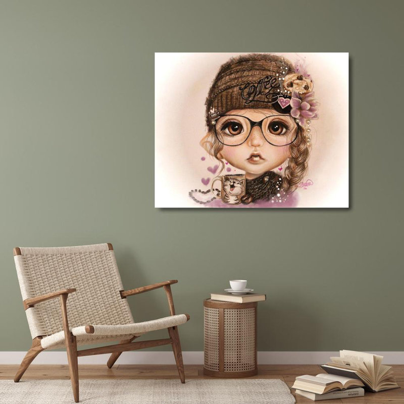 Art sur toile tendue Alcott Hill® Sheena Pike, Java Joanna, H 28 po x l 34 po