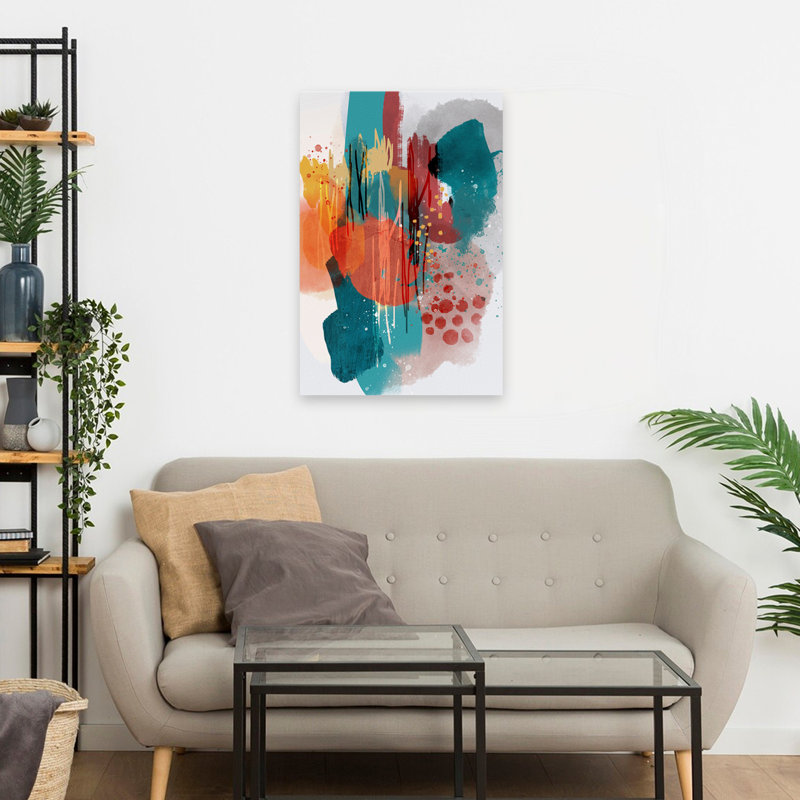 Art abstrait, H 24 po x l 16 po