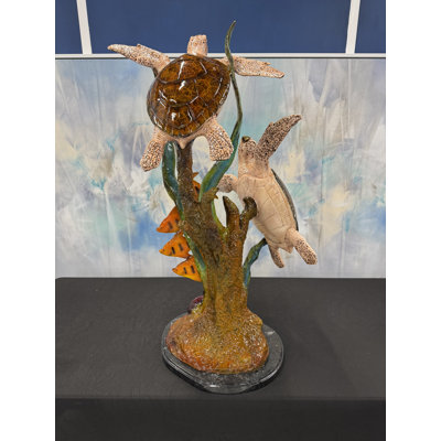 Sculpture en bronze coulé «Treasures of the Tide»