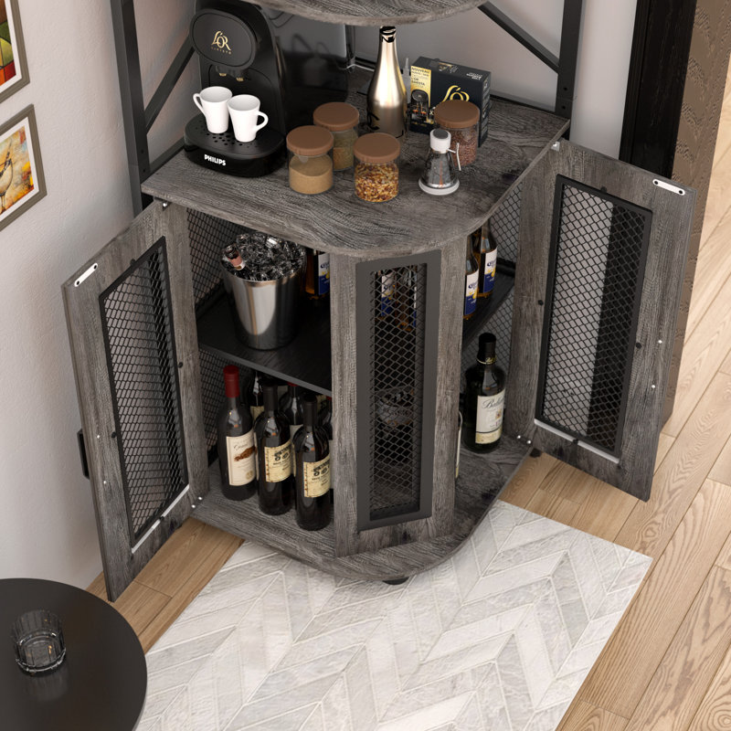 Garde-manger avec tablette ajustabel, garde-manger avec prises, Chêne