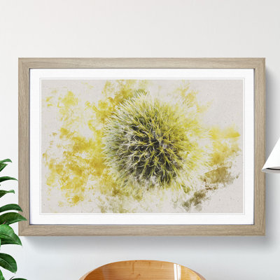 Thistle Flower Vol.2 Watercolour - Picture Frame Graphic Art
