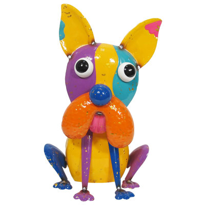 Almalik Dog Metal Garden Statue