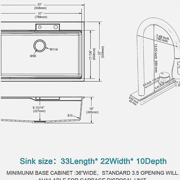 Dimensions du produit