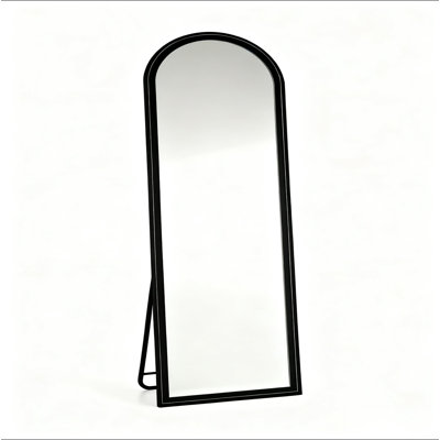 Full Length Mirror 63"X 20" Floor Mirror, Free Standing Full Body Mirror, Wall Mounted Hanging Or Leaning Mirror With Stand For Bedroom, Living Room, Cloakroom