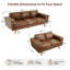 Carmen 2-Piece Upholstered Square Arm Sofa Set-1900152200-1900152204