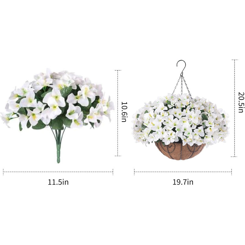 27cm Plant, White