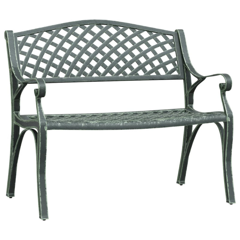 Abiah Outdoor Bench, Green