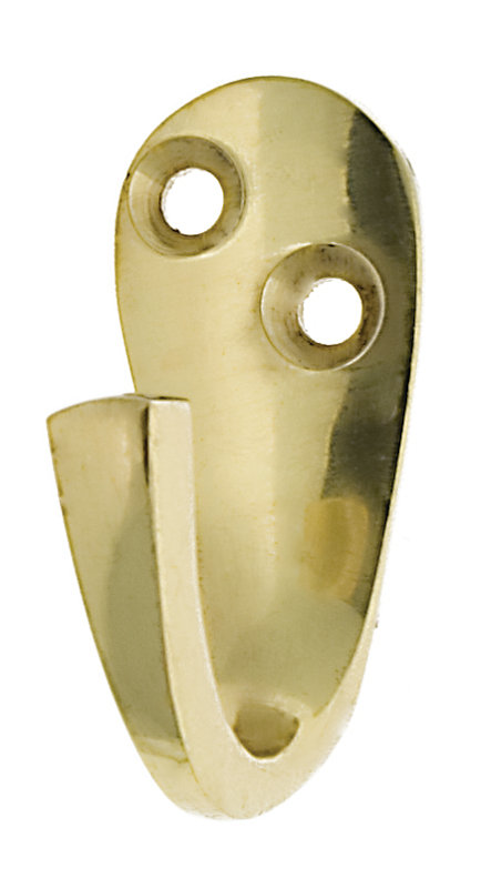 Mexia Brass Wall Wall Hook, Polished Brass