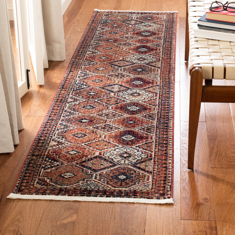 Kiester 300 Performance Geometric Rug, Runner 2' x 8'