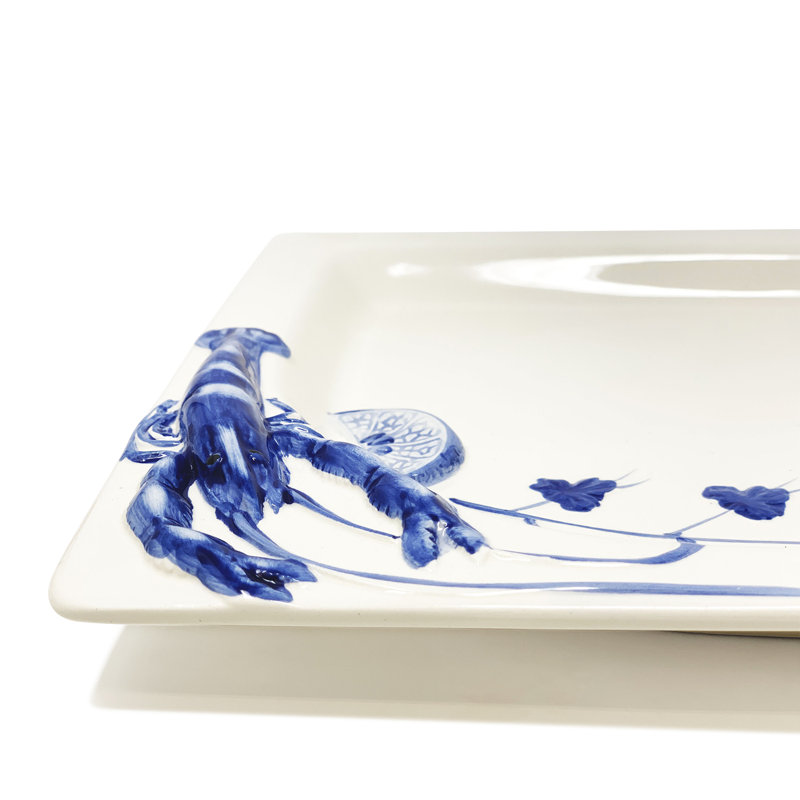 Everton Sea Shell Rectangular Platter 37Cm