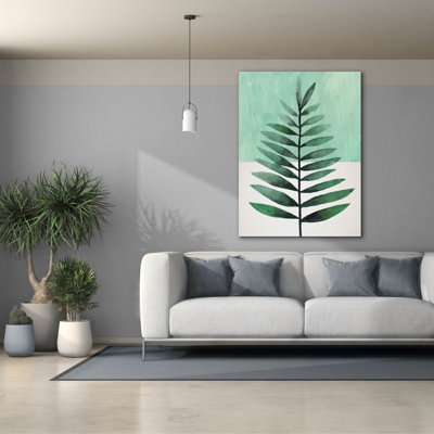 Toile épique Graffiti «Verging Palm 2» par Annie Warren, 40 po x 54 po