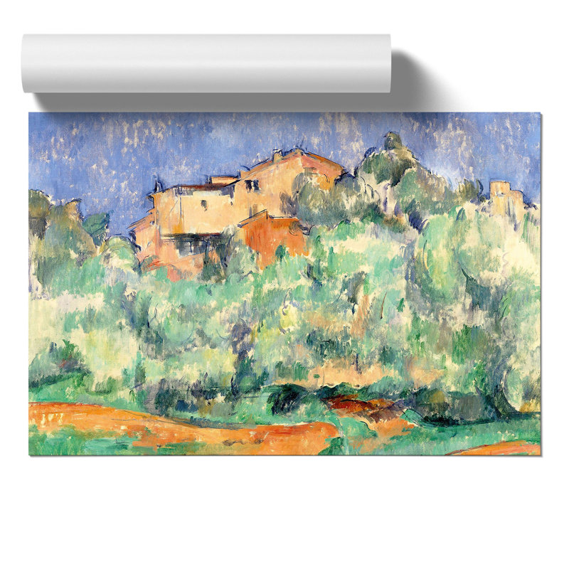 The Farm of Bellevue by Paul Cezanne - Frameless Print, 21cm H x 30cm W x 0.1cm D
