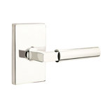 Hercules Round Passage (Hall & Closet) Door Lever with Rectangle Rosette