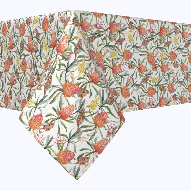 Boucher Australian Flowers Tablecloth, 84" x 84"
