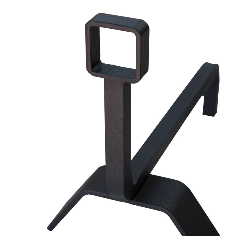 Eamon Iron Andiron, Black