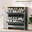 12 Pair Flip Down Shoe Storage-1392304124