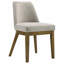 Chaise d'appoint rembourrée (ensemble de 2)