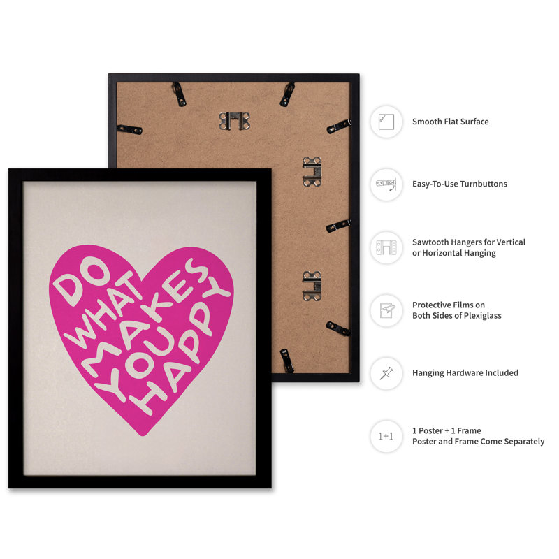 Do Do Makes You Happy No4, Black Framed, Poster, 16"H x 20"W