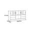 Buffet de rangement minimaliste de style moderne