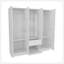 Armoire Maya, chambre, blanc