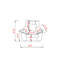 Fauteuil confortable avec coussin décoratif 36,8 po Leathaire-116533702