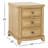 Mya Solid Wood Top End Table-98206235