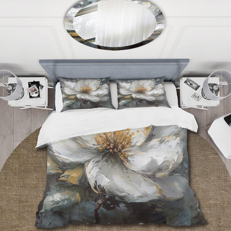 Ensemble de housse de couette en microfibre / polyester Vibrant, Housse de couette pour très grand lit et 2 très