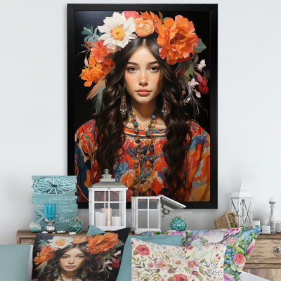 " Boho Latina Cultural Woman IV "